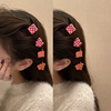 Small crab pin, hairgrip, bangs, hairpins, hair accessory, simple and elegant design, Japanese and Korean