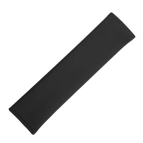 Extended leather car seat belt shoulder protector anti-stranglehold all-season safety belt protector adjuster retainer