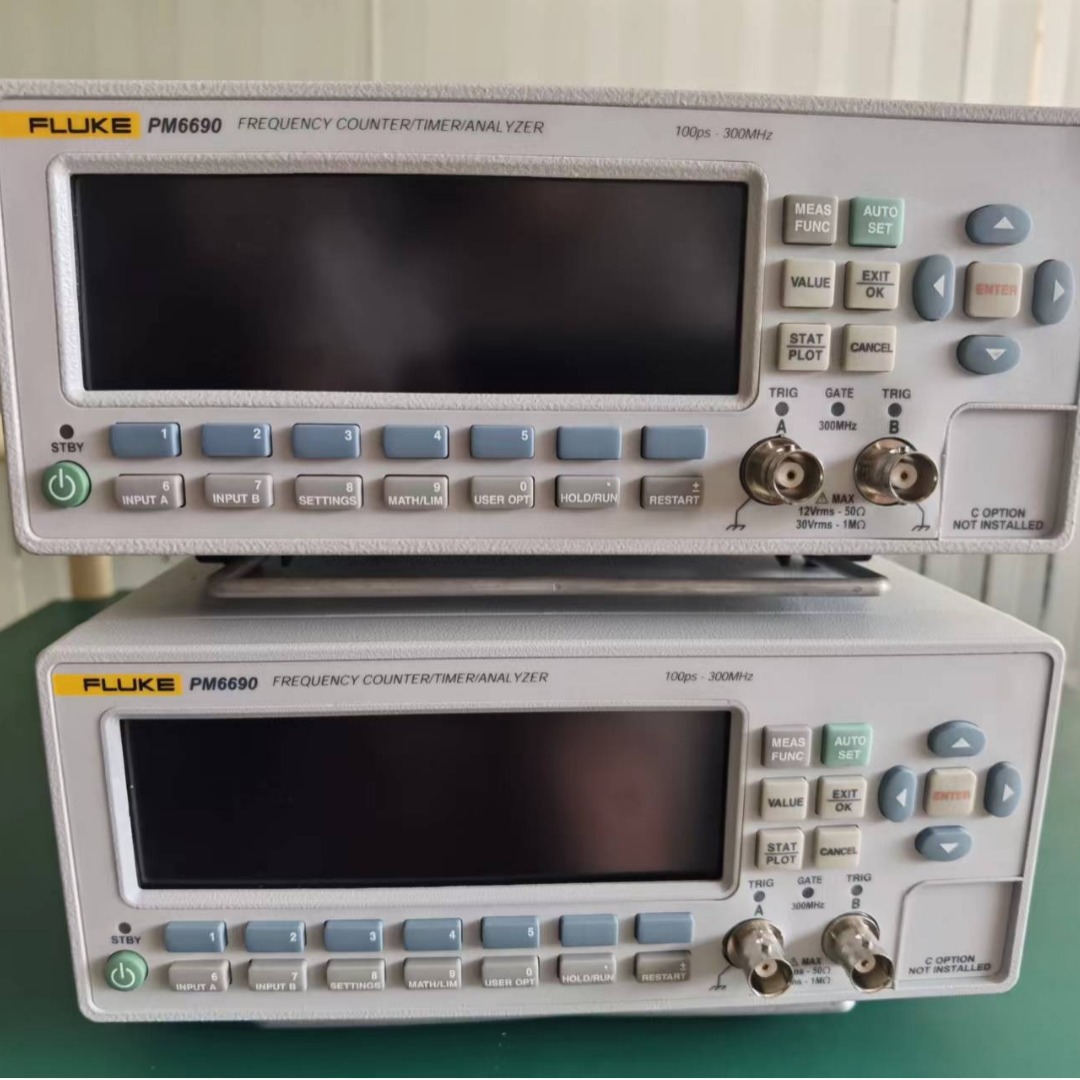 出售二手福禄克 FLUKE PM6690高精度频率计13位读数