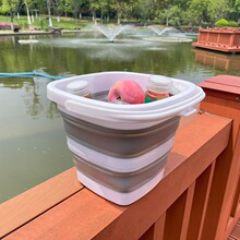 新款5L折叠方桶加厚便携式家用储水用旅行车用钓鱼户外水桶