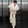 美式夏季怀旧色新款牛仔裤