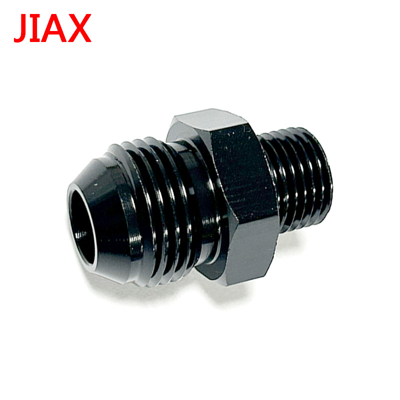 Conector del enfriador de aceite de la caja de cambios del automóvil aleación de aluminio AN10 a M14X1.5 tornillo de conexión del tubo de aceite con junta tórica