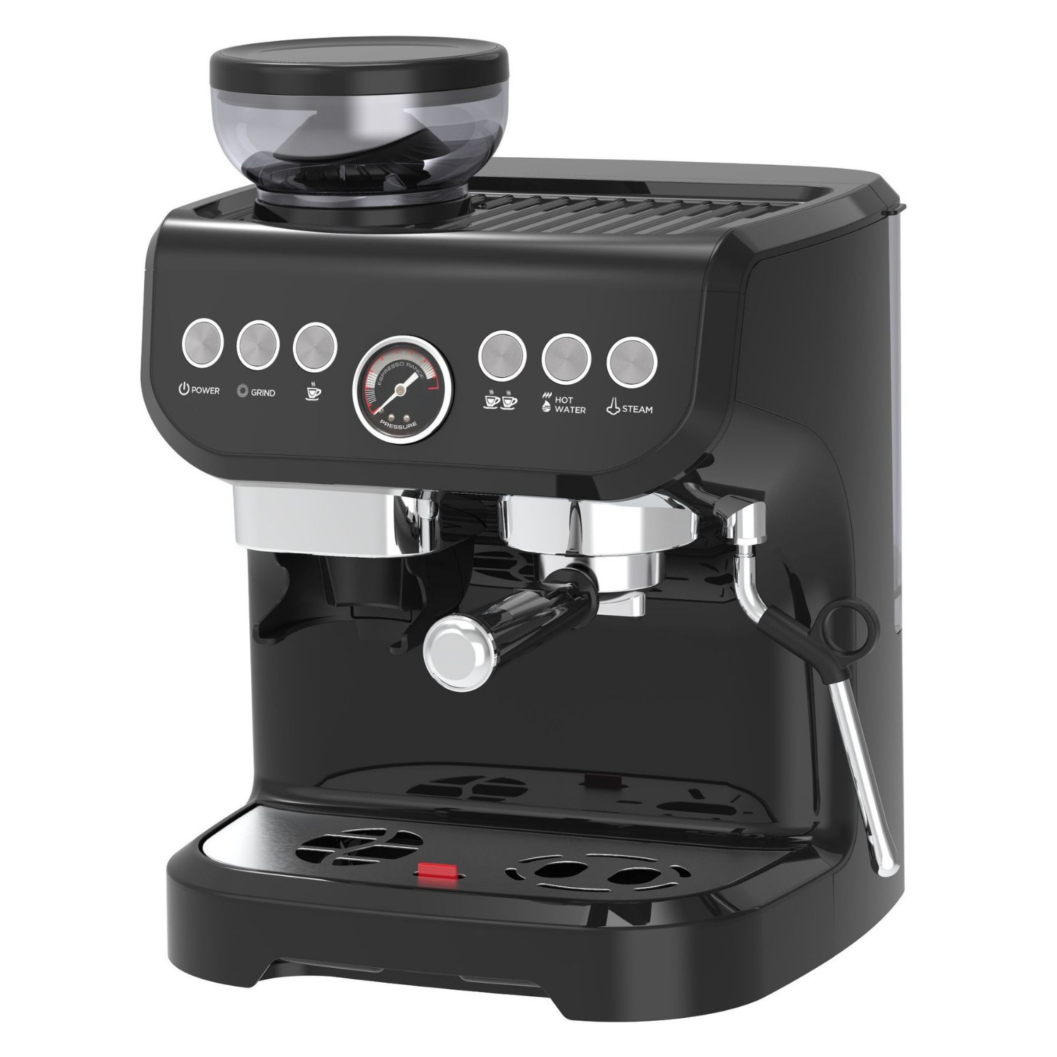 Coffelady semiautomático doméstico comercial molido granos máquina de café espresso molido en polvo de granos de café de doble propósito máquina de café