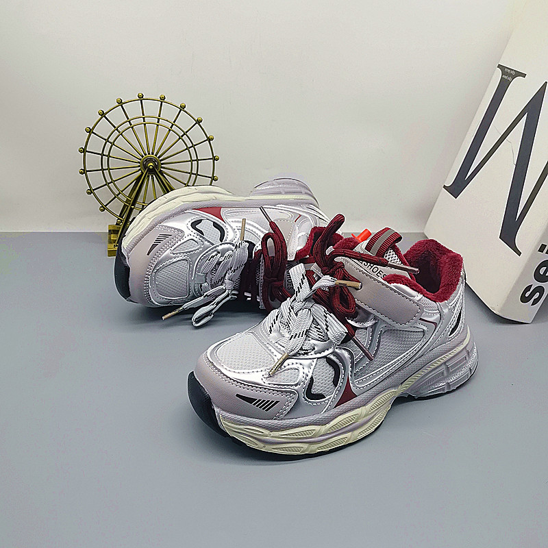 2025 invierno nuevos zapatos para niños de algodón zapatos para padres zapatos para niños pequeños y medianos zapatos para correr zapatos casuales ligeros