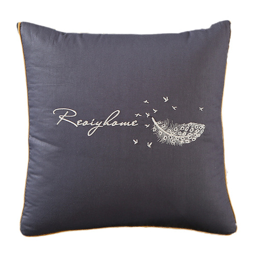 444Z wholesale cotton pillow quilt dual-purpose two-in-one car cushion office lunch break thick velvet air-conditioning quilt