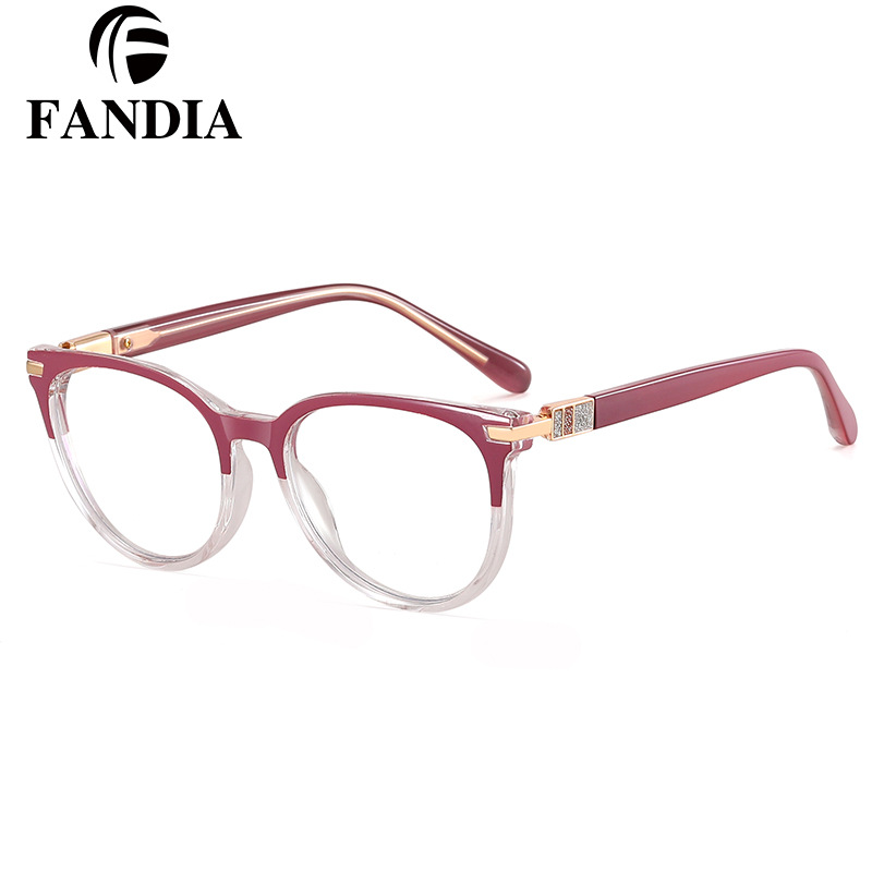 82162 Comercio exterior europeo y americano antiazul gradiente montura de gafas para mujer gafas de moda gafas de miopía se pueden utilizar con gafas