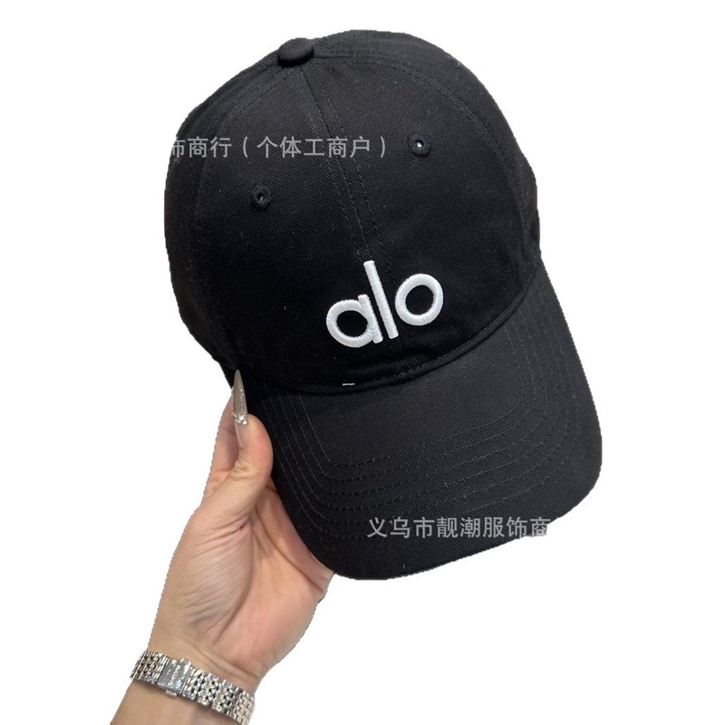 爆款百搭帽子男女款鸭舌帽欧美潮牌休闲防晒遮阳帽alo刺绣棒球帽|undefined