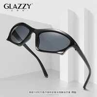 GLAZZY модные новые уличные солнцезащитные очки для верховой езды персонализированные трансграничные хип-хоп Октябрьское солнцезащитное зеркало Европейское и американское Спортивное зеркало в стиле стимпанк