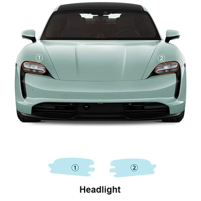 Cross-Border Supply Suitable for Porsche Taycan Tpu Transparent Protective Car Headlight Film Rearview Mirror Film (Automotive Film) - tpu-transparent-protective-film-tpu-headlight-film