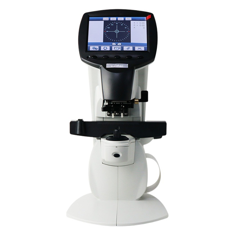 Weizhen GM-300 medidor de enfoque automático ordenador detector de película gafas de Optometría equipo de pantalla a color con distancia de pupila UV