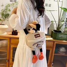 跨境新款夏天超火小包可爱米奇开心露营斜挎包外出百搭时尚旅行背