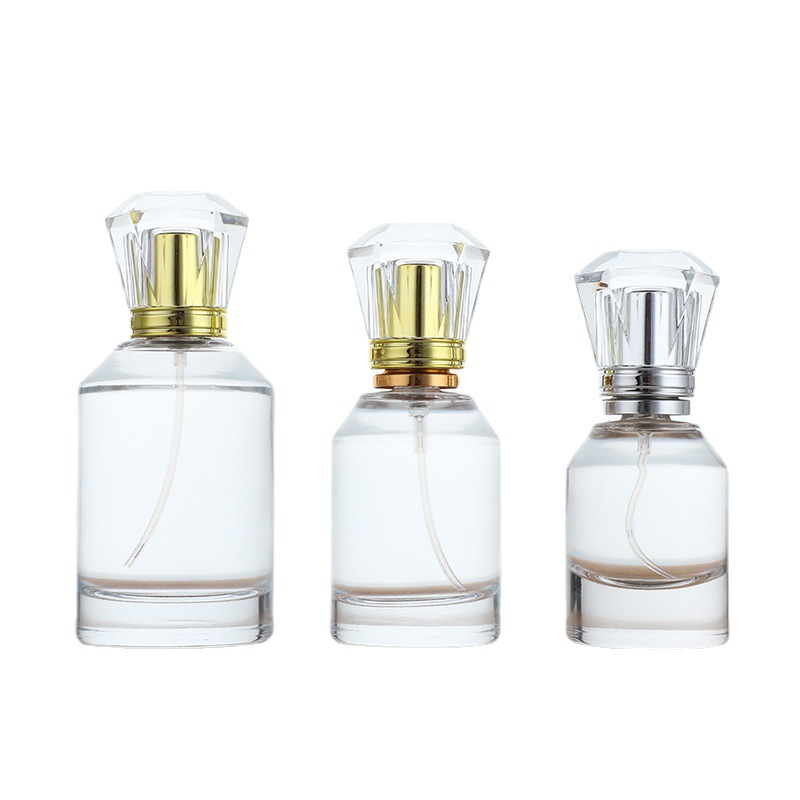 Perfume sub-botella 5ml portátil presionando botella de spray transparente de vidrio cosmético botella vacía al por mayor botella de spray de niebla fina