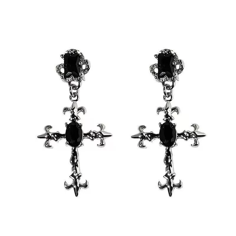 Small brand fashionable earrings, light luxury style