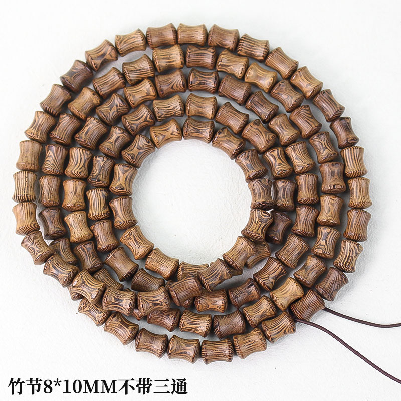 Fábrica al por mayor ala de pollo pulsera de madera hombres y mujeres pareja joyería regalo Rosario pulsera de madera wenwan 108 cuentas de Buda