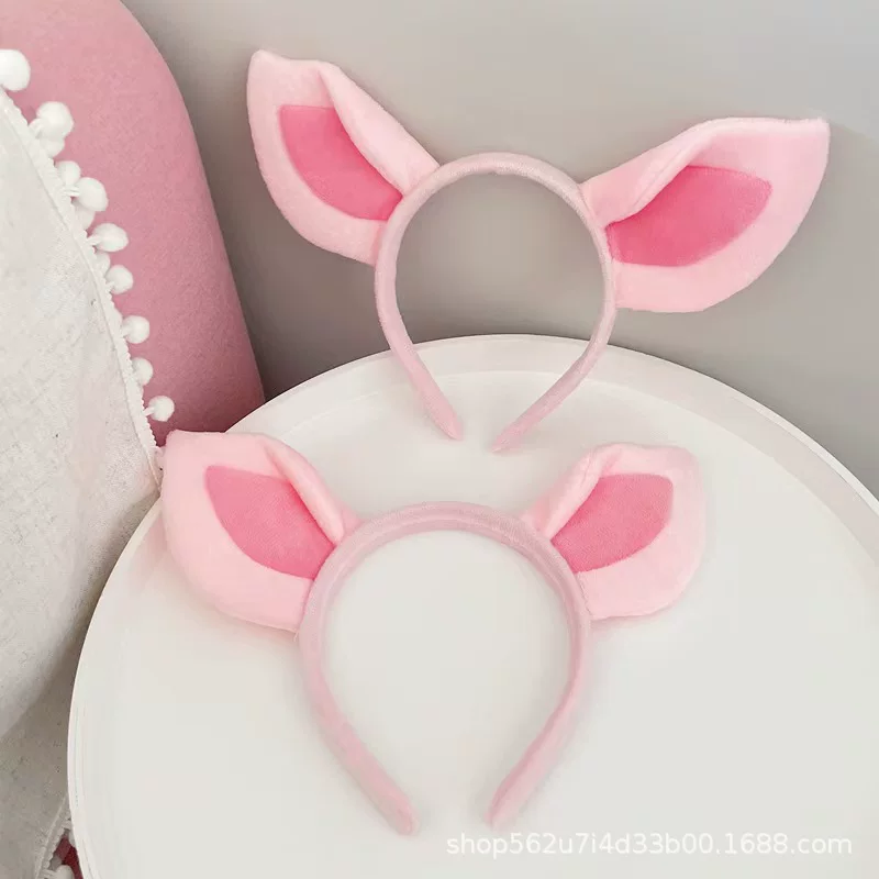 Cute cartoon fuchsia headband, funny hairpins, hair accessory