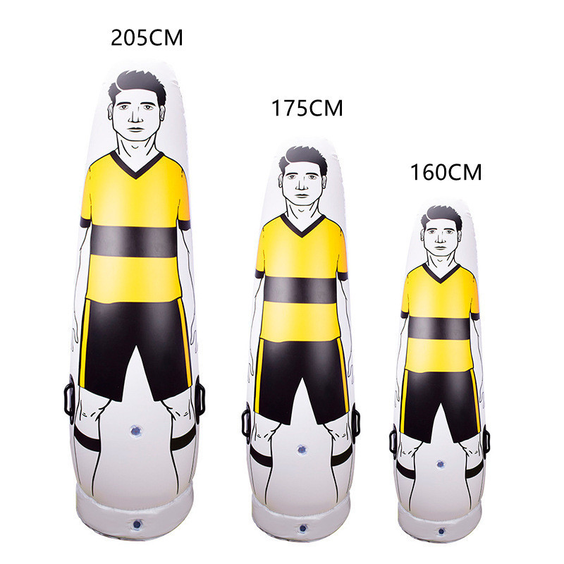 インフレータブル人壁サッカートレーニング人壁サッカー補助装備器材障害物フリーキック位置決めターゲット模擬偽|undefined