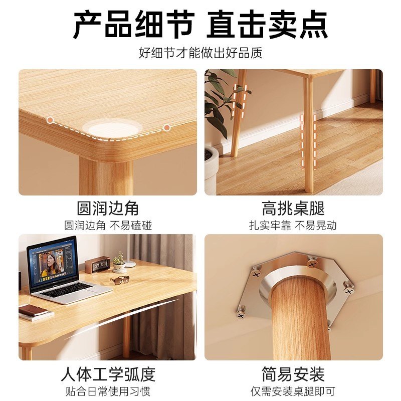 Escritorio simple casa de alquiler escritorio dormitorio niña escritorio de computadora simple escritorio dormitorio estudiante aprendizaje escritorio