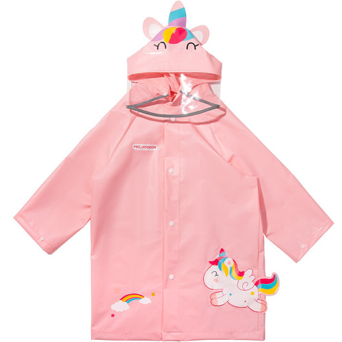 Baby Deer Milly Cartoon Unicorn Children's Raincoat Girls Bunny Kindergarten Cute Rain Poncho Rain Gear Wholesale