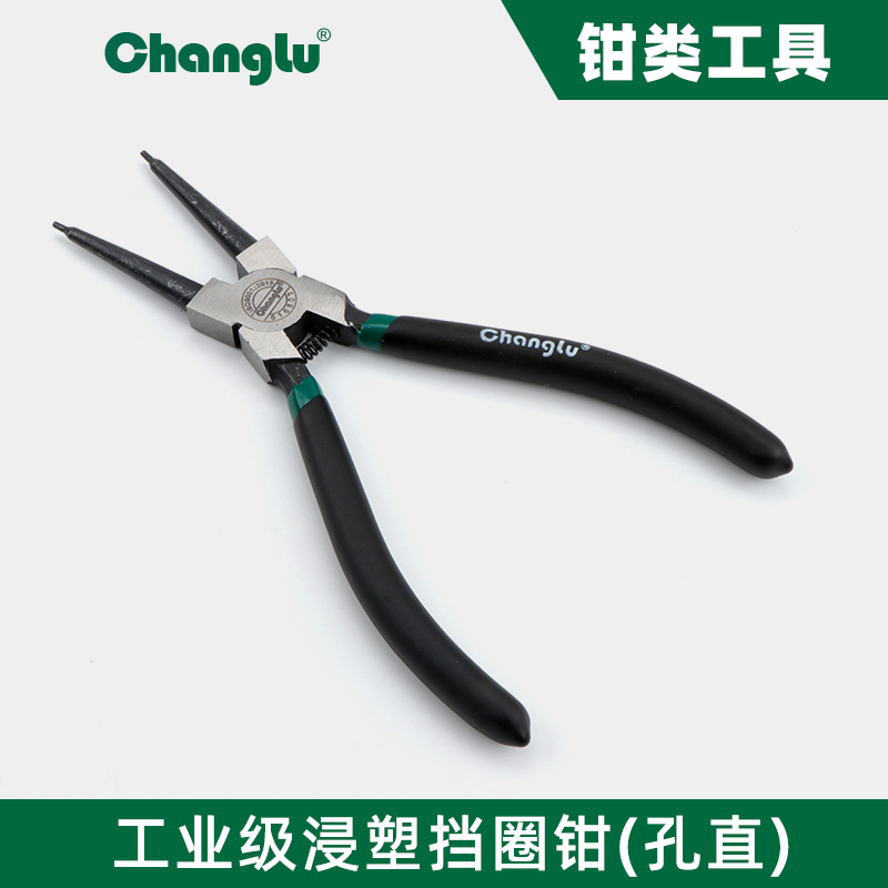 长鹿卡簧钳内直卡簧钳外弯卡王钳e型弹簧钳卡环钳子大小号挡圈钳