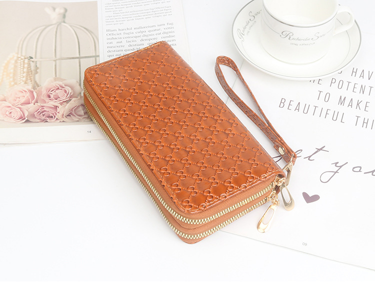 Women's Solid Color Pu Leather Zipper Wallets display picture 4