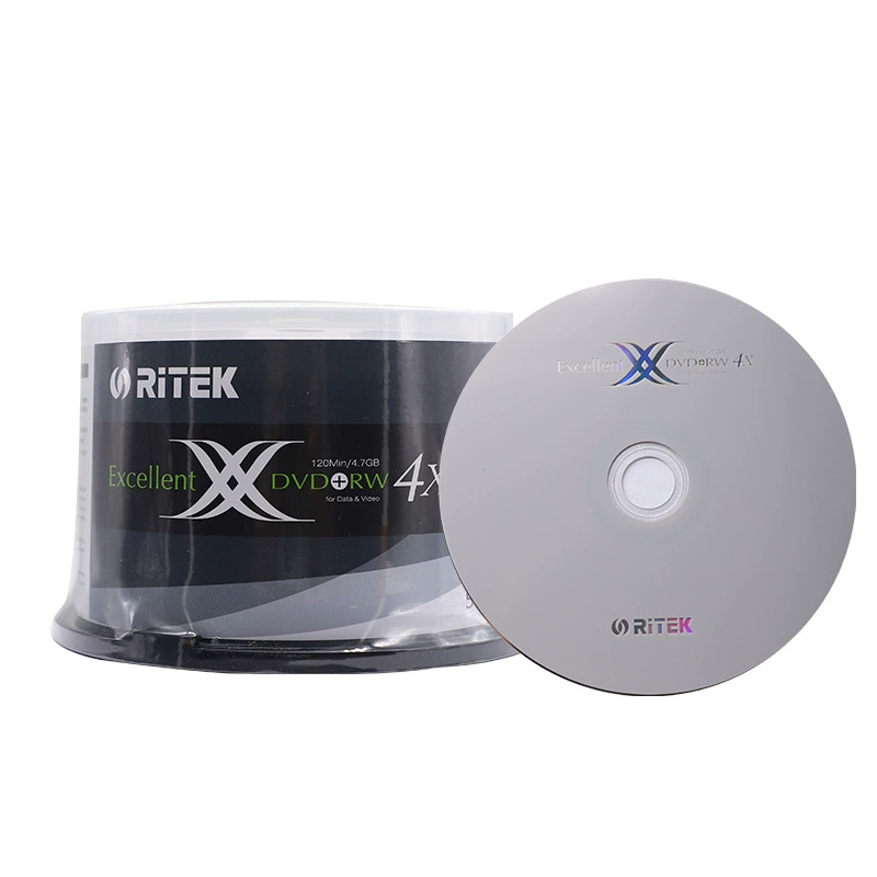 Промоционная DVD+RW запись Ritek, записываемый диск, DVD пустой диск для хранения данных
