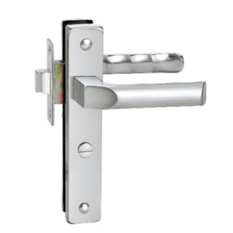 Cerradura de puerta de baño directa de fábrica cerradura de baño cerradura de manija de canal con manija cerradura de puerta interior cerradura de puerta de aleación de aluminio