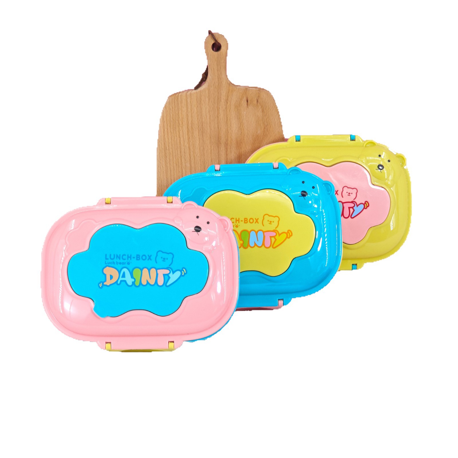 Fiambrera de dibujos animados de venta directa de fábrica, los estudiantes traen arroz con una linda forma de hipopótamo, se puede calentar en microondas, lonchera de bento