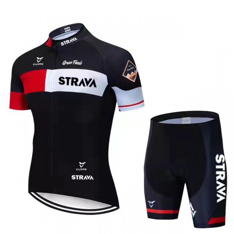2023 Hot Selling Summer Cycling Suit Short Sleeve Suit Strava Men's and Women's Mountain Bike Sports Equipment Quick-Drying and Breathable