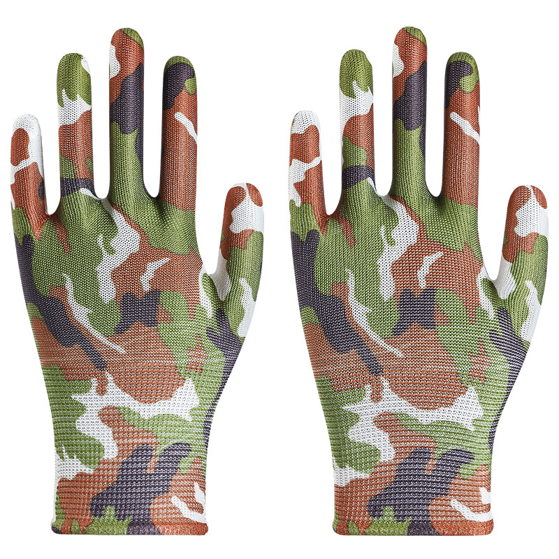 녹색 위장 장갑