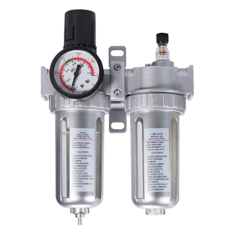 Пневматический блок «два в одном» SFC200, фильтр-регулятор давления SFR300, генератор масляного тумана SFL400, прецизионное автоматическое управление