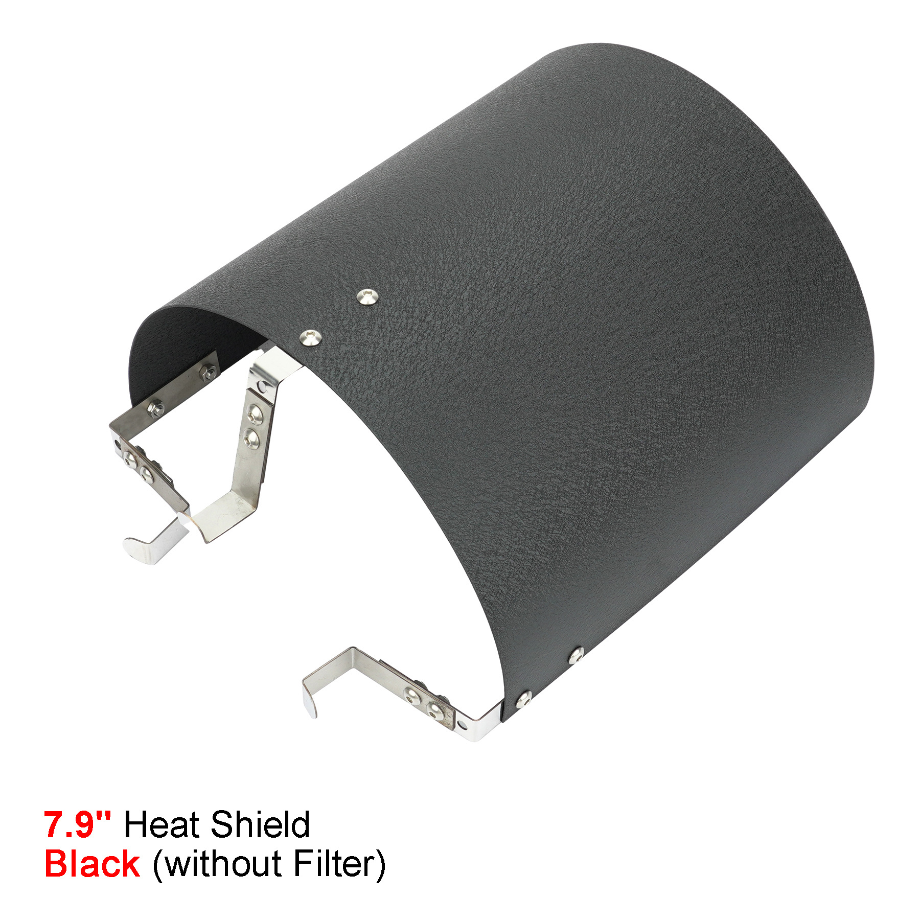 Car air intake modified winter mushroom head air filter heat shield stainless steel universal windshield protective cover adjustable