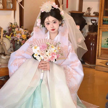 韩服朝鲜服族女高端旅拍写真延吉网红拍照宫廷礼服日常演出服超仙