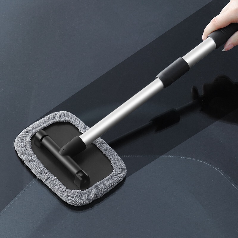 Car Front Windshield Cleaning Brush, Car Window Dust Removal Duster, Car Interior Defogging Brush, Car Wiping Tool