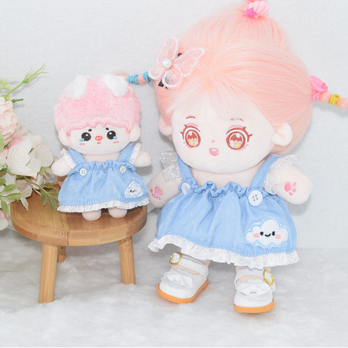 10cm20cm cotton doll suspender skirt without attributes summer clothes tops dress-up doll accessories
