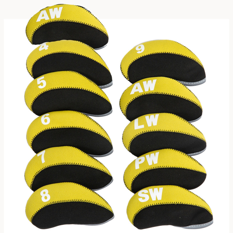 Golf Iron Cover, Club Cover, Protective Cover, Small Window Cap Cover, Waterproof, Anti-Fall, Anti-Pressure Golf Training Equipment