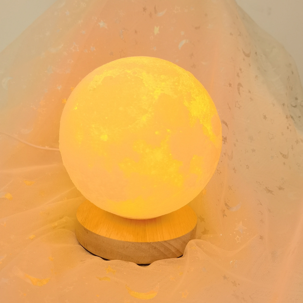 调光三色圆木底灯01