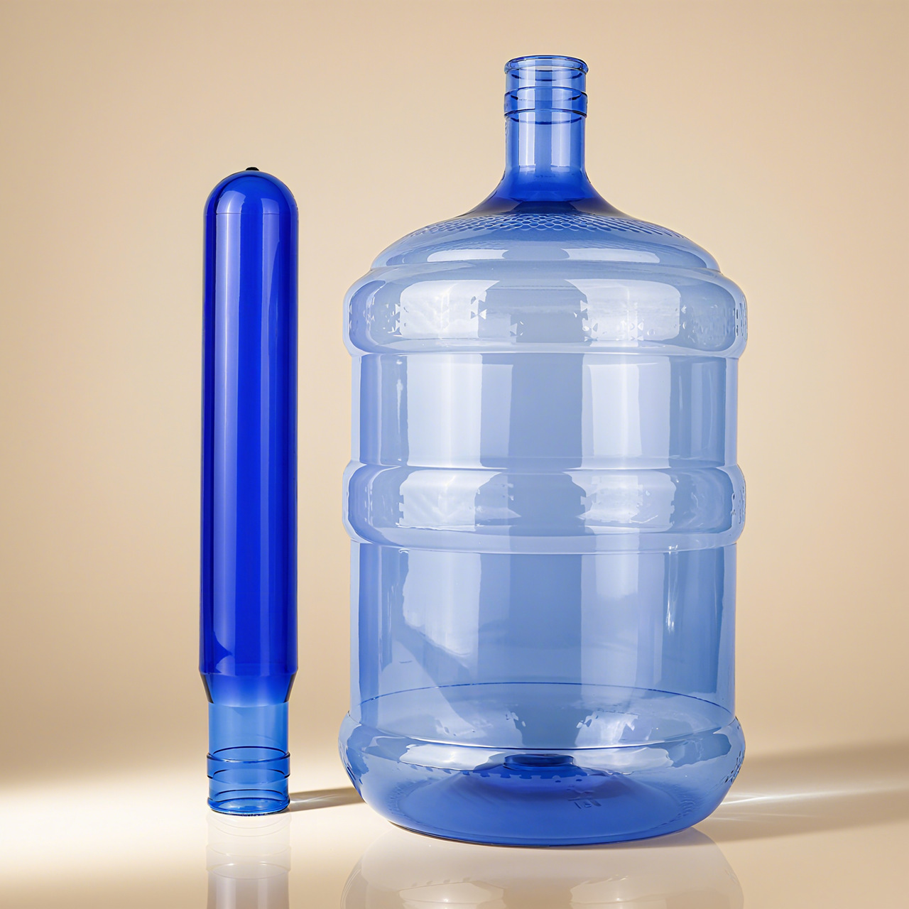 Cinco galones desechables de agua mineral PET embrión de barril de agua potable de grado alimenticio fábrica directa de múltiples especificaciones