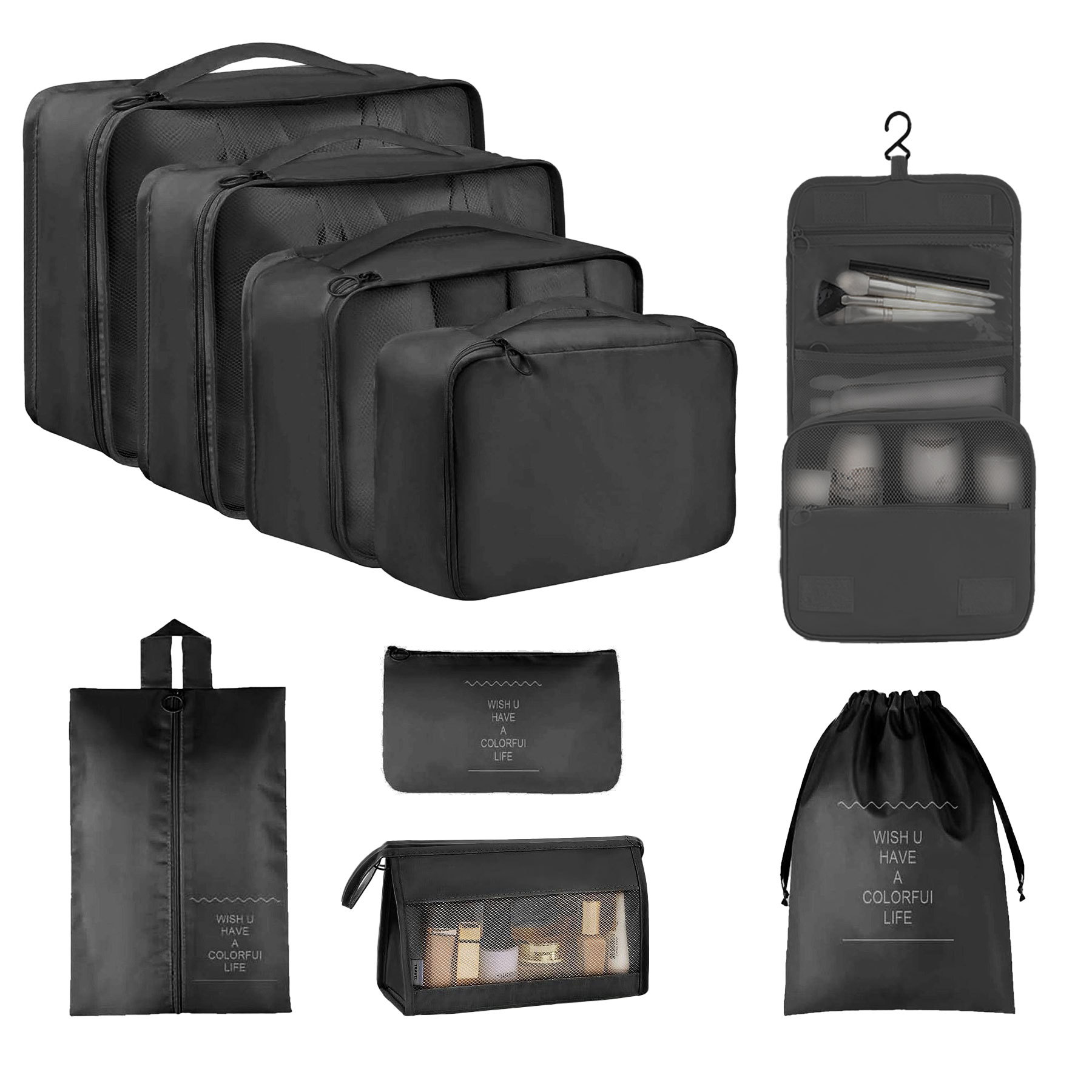 (세안&메이크업 9종세트) 블랙