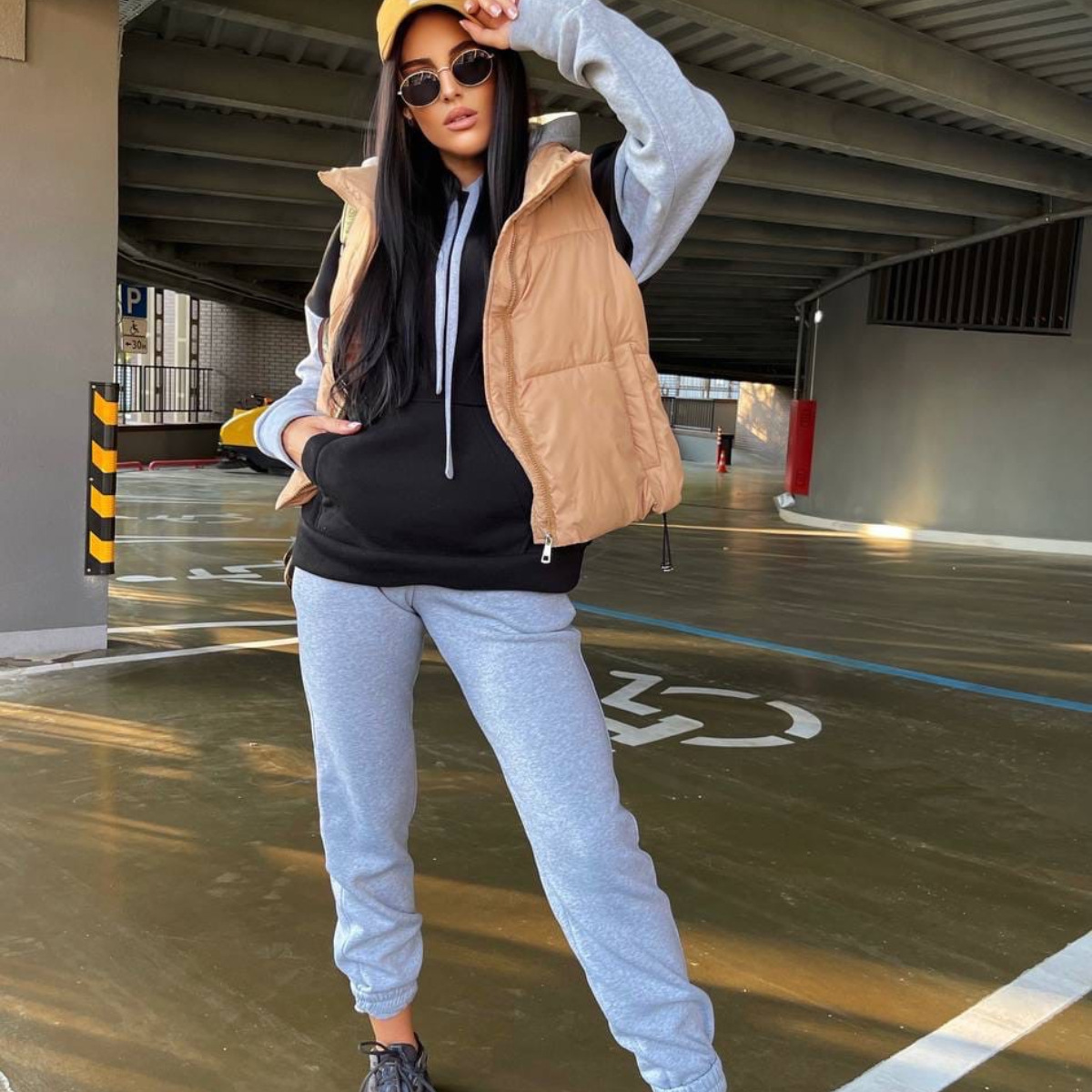 loose sports leisure sweatshirt suit nihaostyles wholesale clothes NSMUZ89932