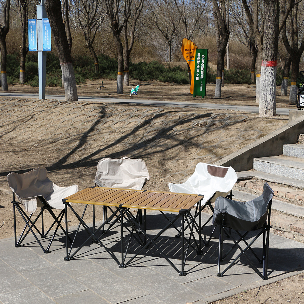 Ruida Southeast Asia silla de luna plegable al aire libre ultraligera coche portátil camping picnic picnic silla de pesca