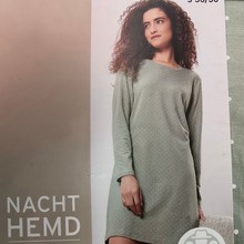 TCM跨境女士家居服欧美原单美式长袖睡裙欧美春秋薄款莫代尔棉