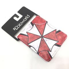 Biohazard Protection Umbrella Anime Wallet Short Style for Men and Women, Student Anime Merchandise Wallet Leather Card Holder Gift