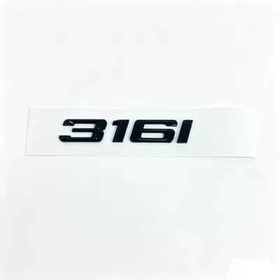 Car logo – 320i, 325i, 330i - older-model-bmw-316i-in-glossy-black