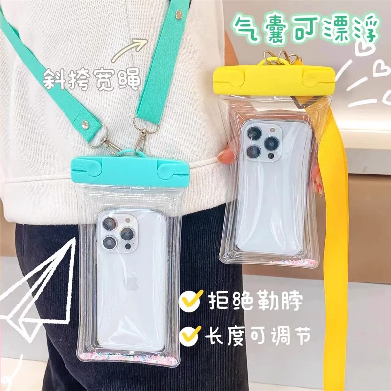 Bolsa impermeable para teléfonos móviles, bolsa de aire de dibujos animados, cubierta de pantalla táctil, bolsa impermeable para teléfonos móviles de 8 grados, bolsa impermeable para nadar, bolsa impermeable para buceo image 4