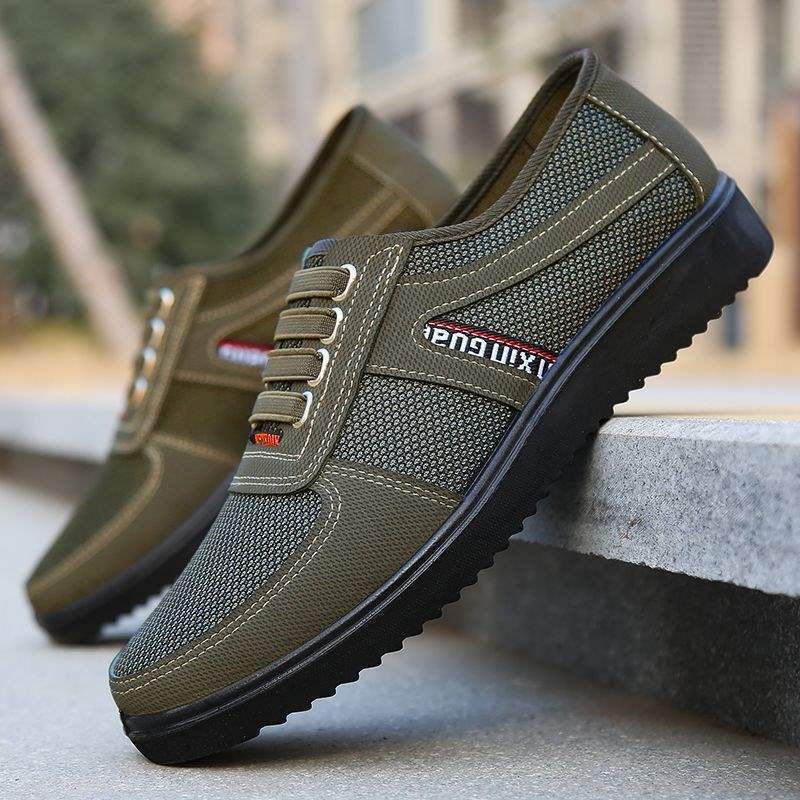 Large Size Old North Spring, Autumn and Summer Casual Walking Cloth Shoes Men's Shoes Men's Casual Shoes Dad Shoes Breathable Soft Sole Shoes