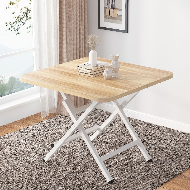 Mesa plegable alquiler de alquiler de mesa de comedor al aire libre portátil mesa de estand simple mesa de comedor casera mesa cuadrada