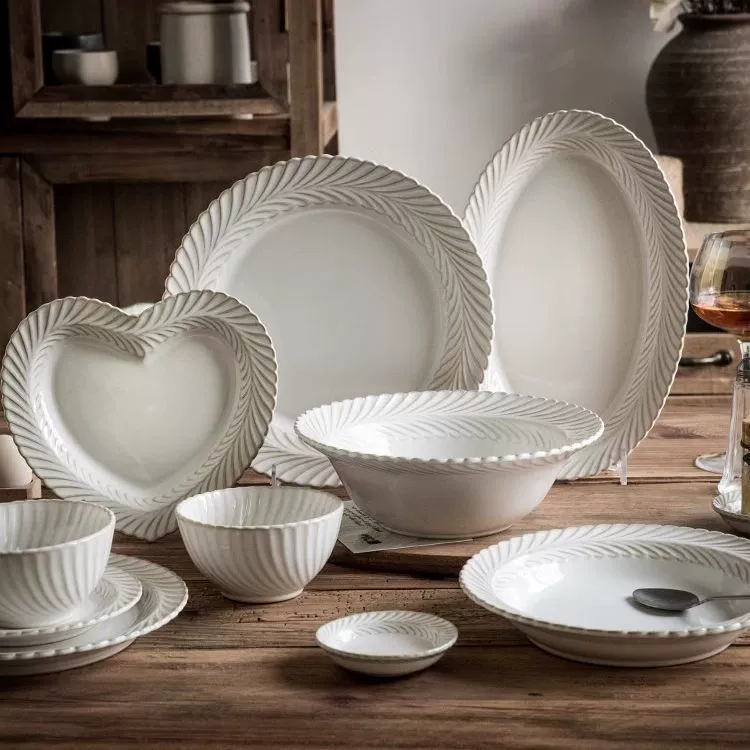 Retro brand tableware, high quality ceramic set