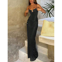 K 99038 Polka dot hollow dress �����ο�����ȹ�羳����ͨ