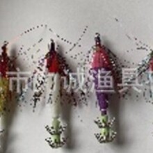 源头工厂定制新版须子夜光眼睛强夜光木虾鱿鱼钩墨鱼鱿鱼针钩布卷