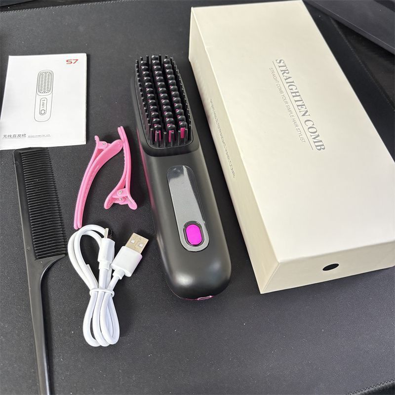 珍しい逸品が入荷したオリジナル299が39元の高見え便利イオン電熱スタイリングコームストレートヘアコーム|undefined